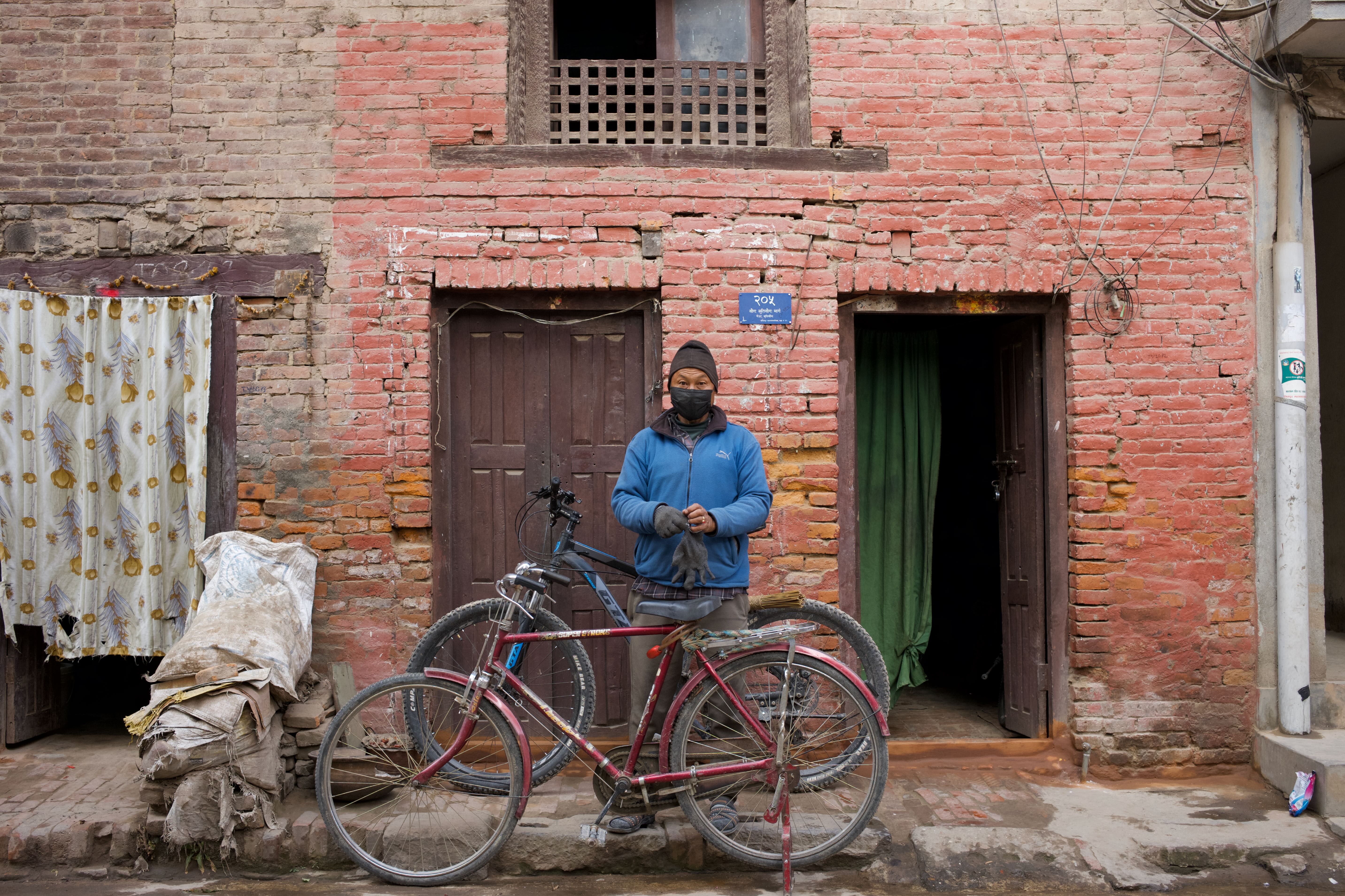 Man and Bike